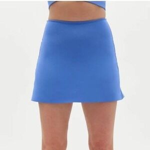 Girlfriend Collective Skort Women's Size Medium Prism Blue‎ Exercise Workout Gym